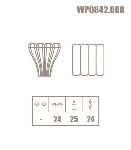 歐洲進口古典風把手-香檳金 GU-WPO842-1A