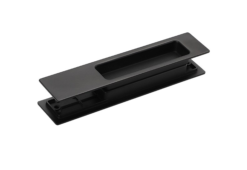現代嵌入式把手-黑色-方 395-6110-BK
