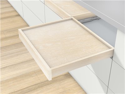 blum 全開鎖底板緩衝木抽 760HSU