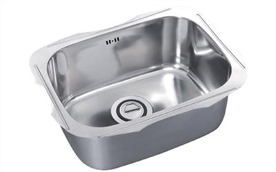 不鏽鋼水槽(W600mm櫃體適用)  430-SC-560A