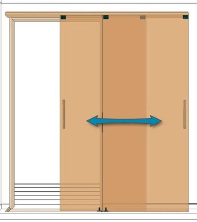 日本Murokoshi中型緩衝拉門軌道