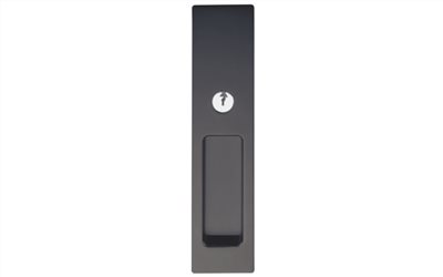 台製現代一字鎖-毛絲面/深咖啡 132-LK61-PNB