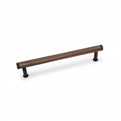 木製把手-霧黑(孔距160mm)  362-18459A